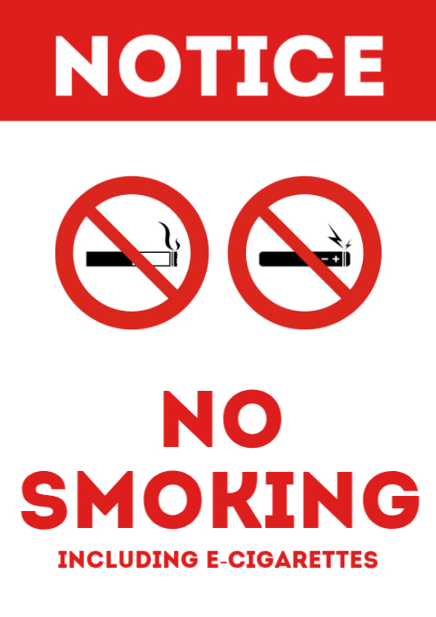 No smoking e cigarettes sign printable a4 Template | PosterMyWall No smoking e cigarettes sign printable a4 Template | PosterMyWall