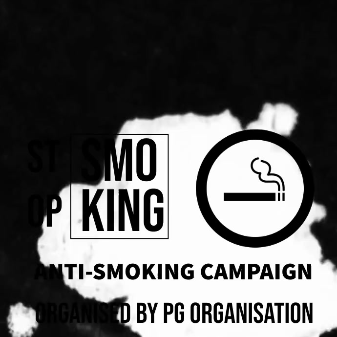 no smoking posters Square (1:1) template