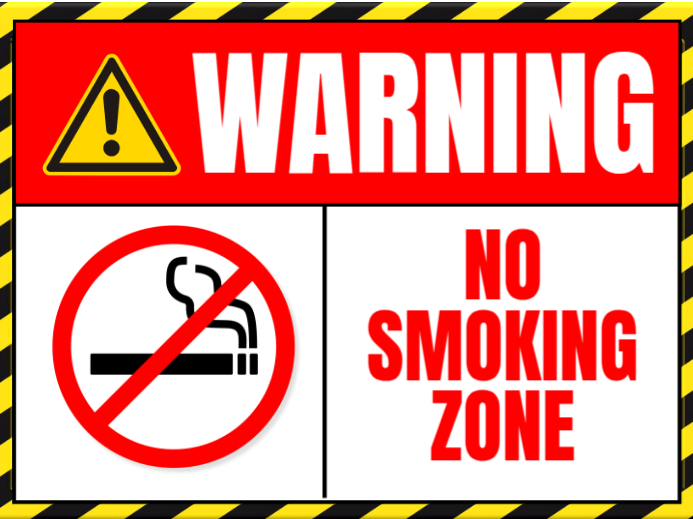 No Smoking Zone Signage Template | PosterMyWall