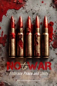 No To War Video Poster template