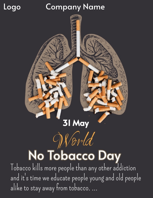 no tobacco poster No tobacco day Template no tobacco poster No tobacco day Template