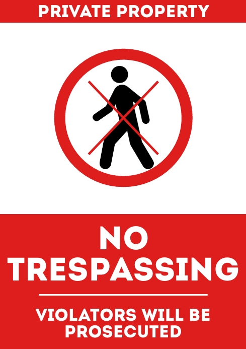 Printable No Trespassing Sign Printable Free Templates Printable No Trespassing Sign Printable Free Templates