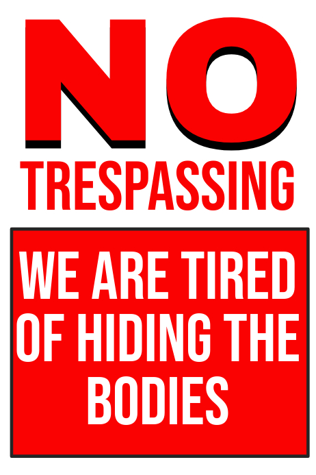 No Trespassing Poster Template PosterMyWall