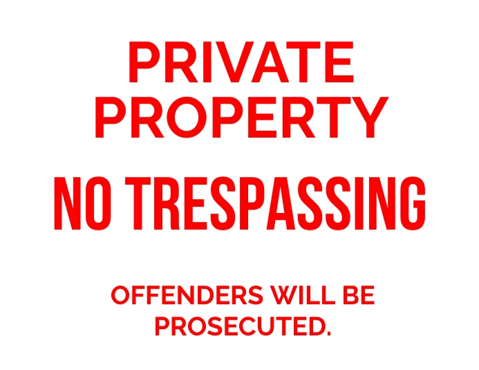 no trespassing sign Template PosterMyWall no trespassing sign Template PosterMyWall
