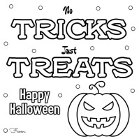 Putih Halloween Coloring Page Pos Instagram Template