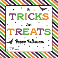 No Tricks Just Treats Tag Instagram na Post template