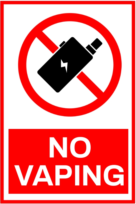 White No Vaping Sign Posters Template | PosterMyWall White No Vaping Sign Posters Template | PosterMyWall