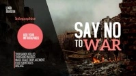 NO WAR Pantalla Digital (16:9) template