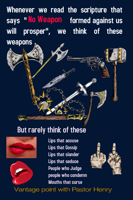 No Weapons Poster template