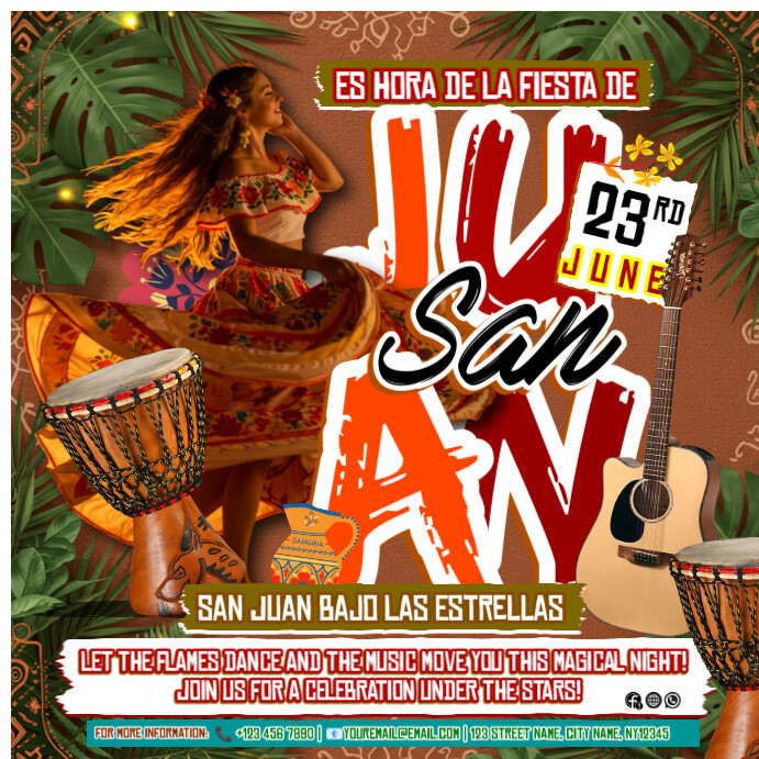 Noche de San Juan: Dance Under the Stars template