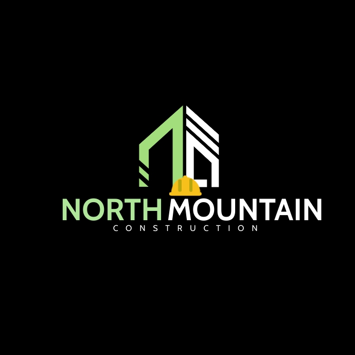 North Mountain Construction Logo template