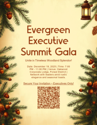 Giallo Executive Summit Gala Flyer Template
