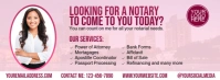 Notary Facebook Cover Photo template