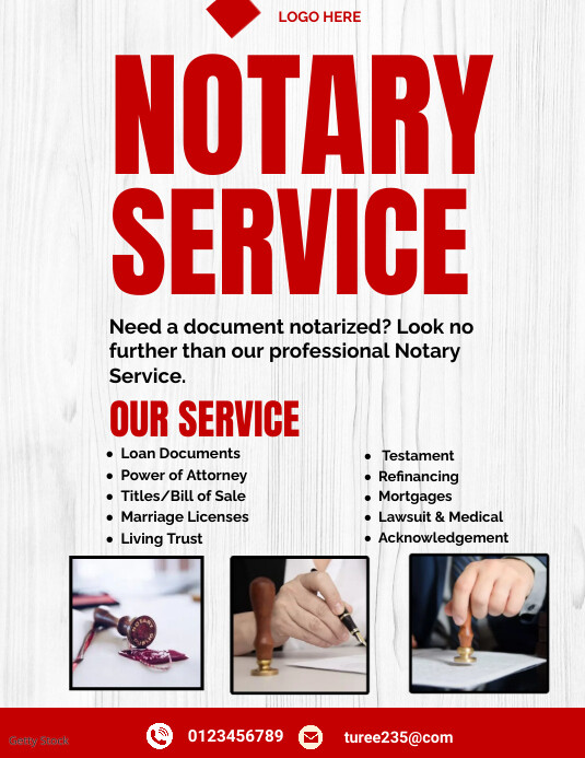 notary services flyers Template PosterMyWall