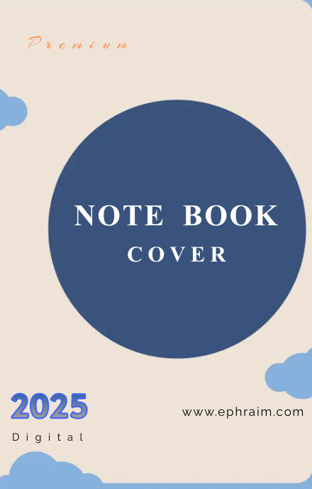 Note book cover Template | PosterMyWall