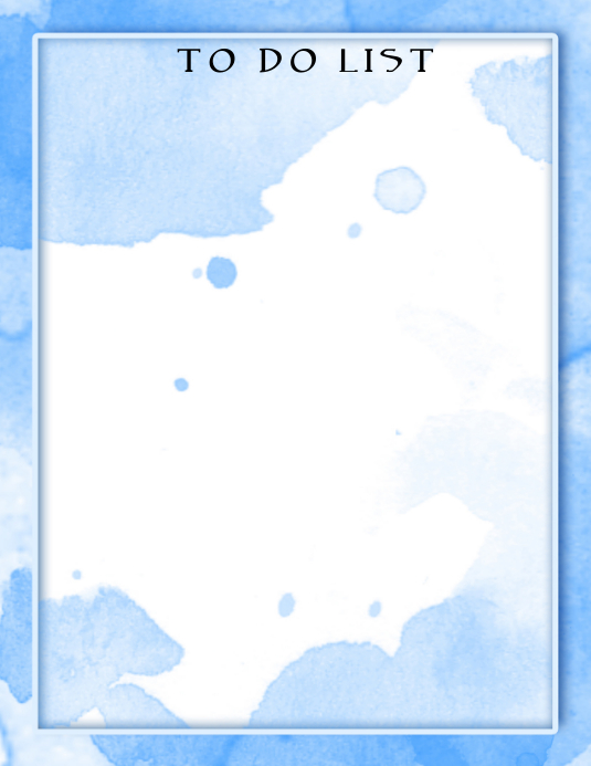 note Flyer (US Letter) template