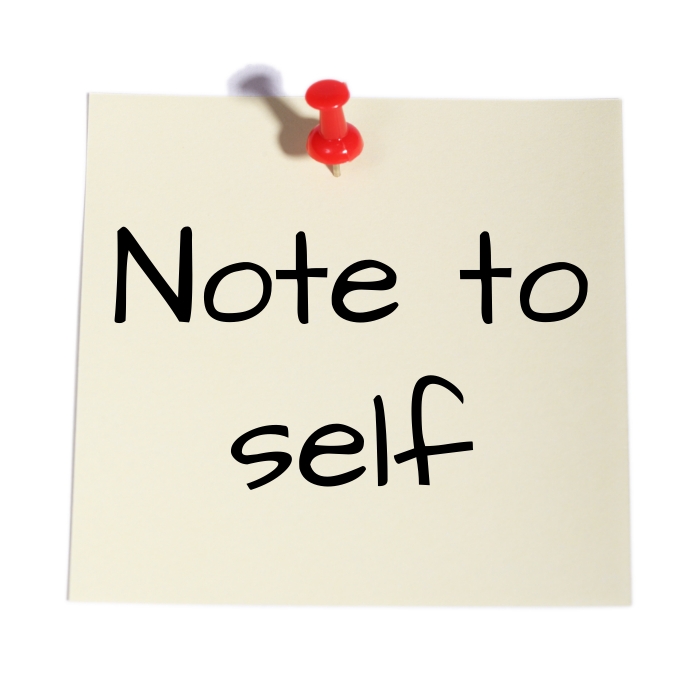 Note to be self Instagram Post template