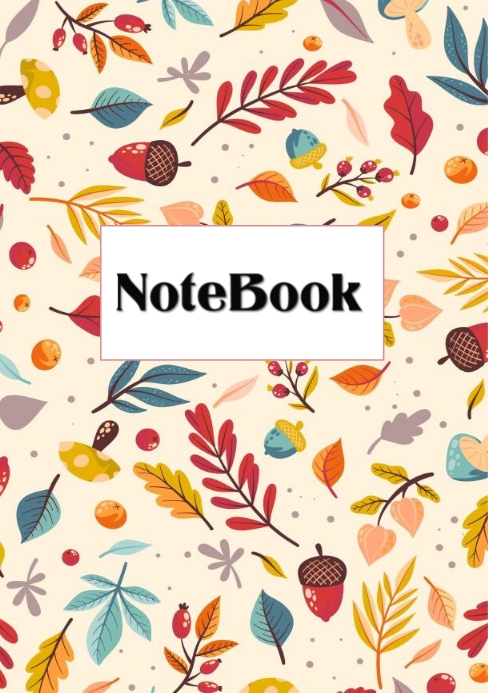 NoteBook cover Template | PosterMyWall