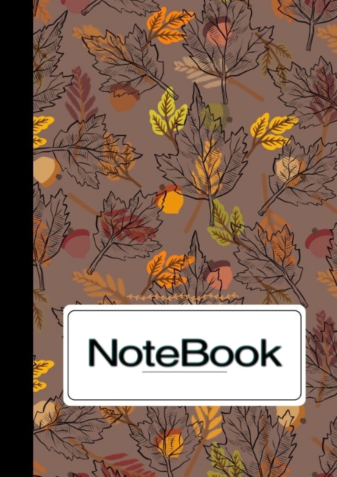 NoteBook Template | PosterMyWall