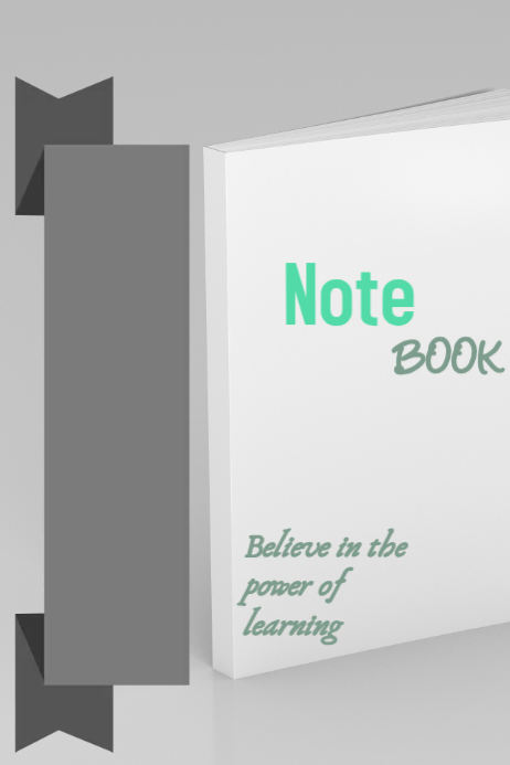 Notebook Poster Modelo | PosterMyWall