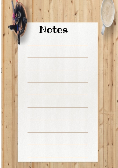 Notes artistic free template | PosterMyWall