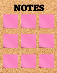 NOTES Template | PosterMyWall