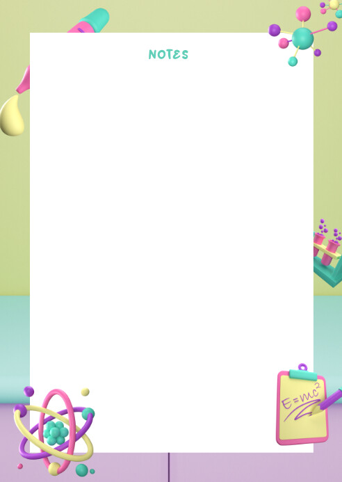 Notes Template | PosterMyWall