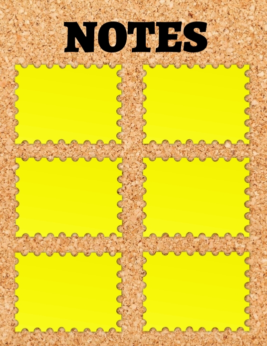 NOTES Template | PosterMyWall