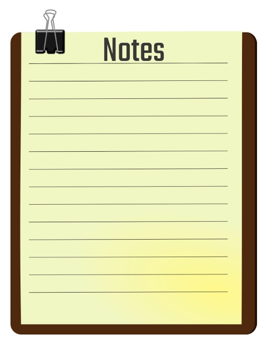 Notes template | PosterMyWall