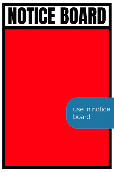 Notice Board Template | PosterMyWall
