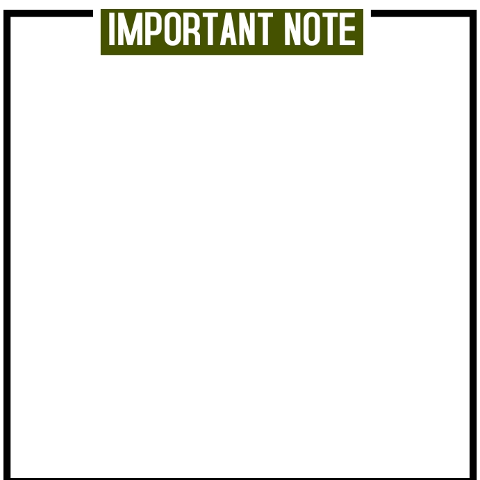 notice card โพสต์บน Instagram template