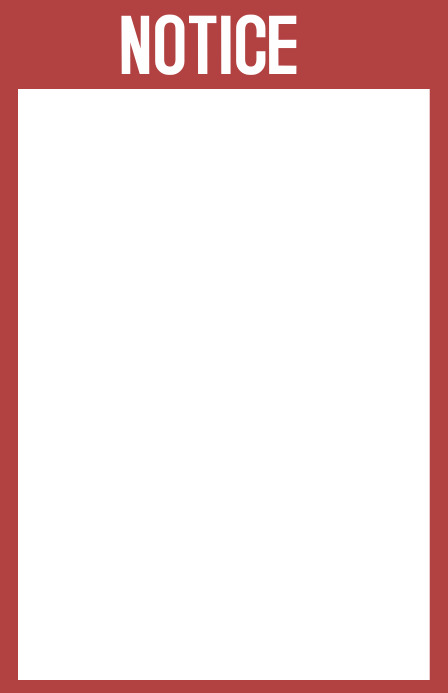 Notice Template | PosterMyWall