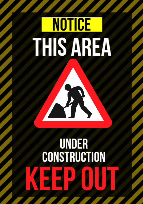 Notice Poster Example notice Template | PosterMyWall