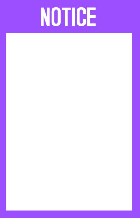 notice Template | PosterMyWall