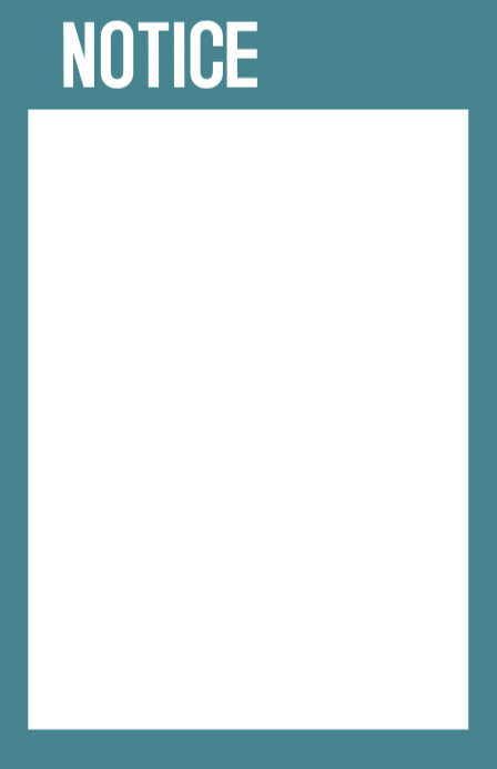 NOTICE Template | PosterMyWall