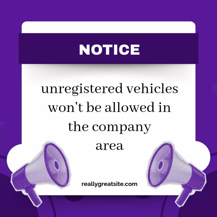 Notice Templat | PosterMyWall