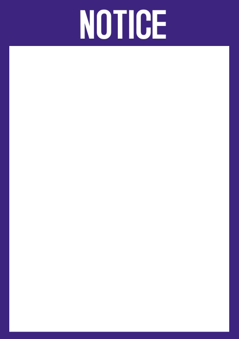 NOTICE Template | PosterMyWall