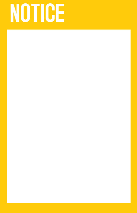 Notice Poster Example Copy of NOTICE | PosterMyWall