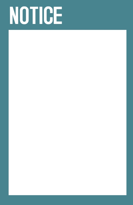 notice Template | PosterMyWall