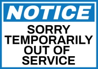 Notice Sign board design template A3