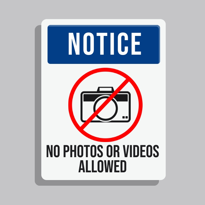 Notice Sign Template