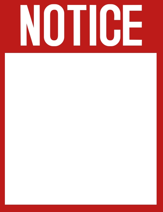 notice template | PosterMyWall