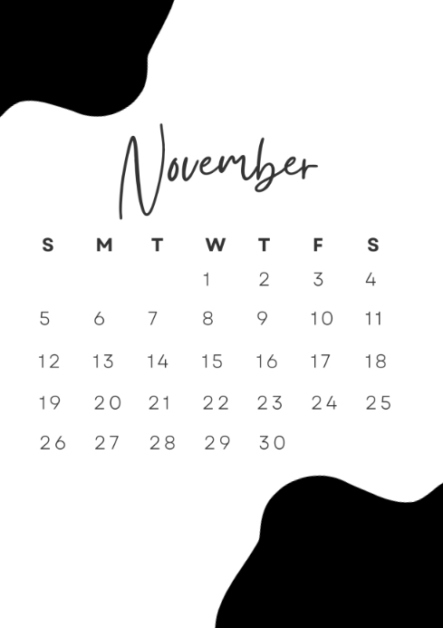 november 2023 calendar Template | PosterMyWall november 2023 calendar Template | PosterMyWall