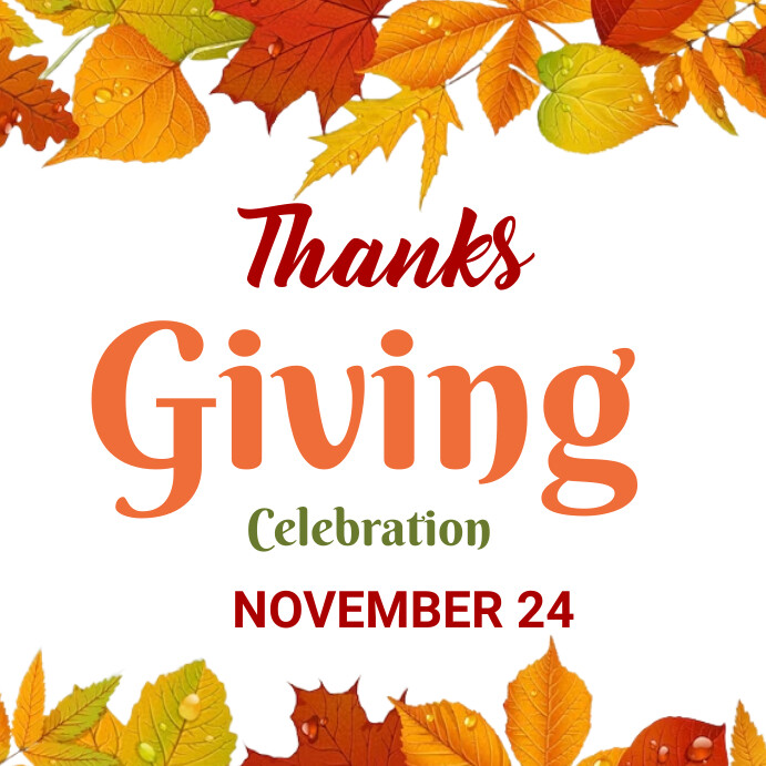 Copy of November celebration flyer | PosterMyWall
