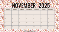 November Presentation (16:9) template