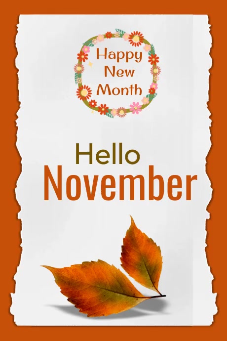NOVEMBER Template PosterMyWall