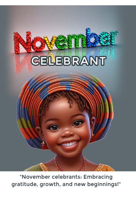 November Poster template