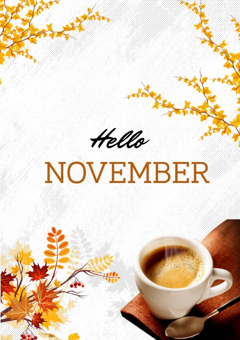 NOVEMBER Template | PosterMyWall