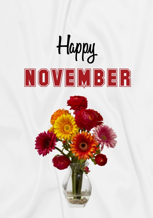 NOVEMBER Template PosterMyWall