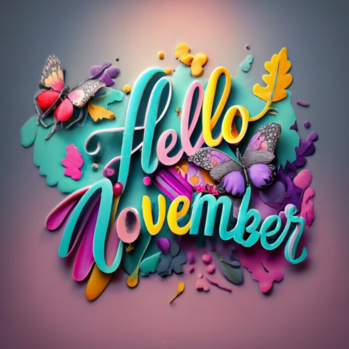 NOVEMBER Template | PosterMyWall